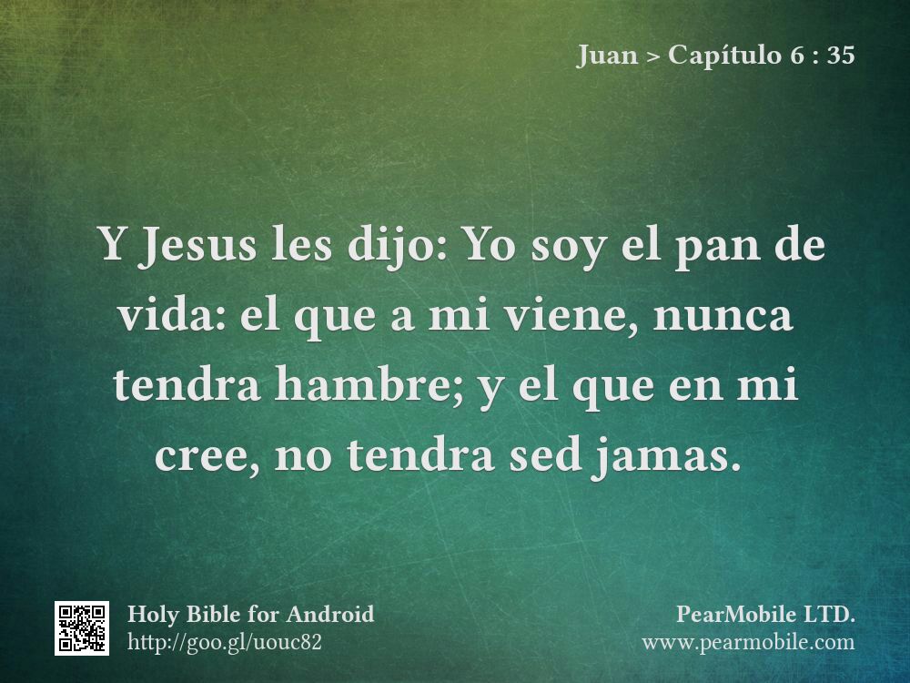 Juan, Capítulo 6:35